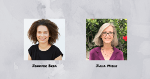 Jennifer Brea and Julia Miele