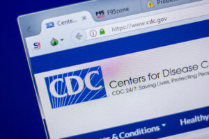 CDC website in browser tab