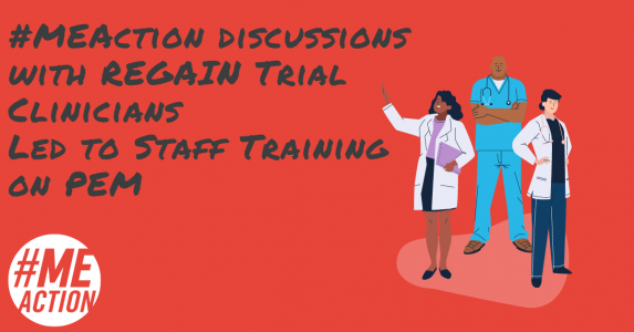 #MEAction led discussions with REGAIN Trial Clinicians